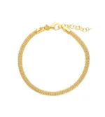 Βραχιόλι από ασήμι 925 με επιχρύσωμα 18k