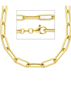 Κολιέ Paper clip από ασήμι 925