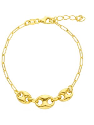 Βραχιόλι σε πλέξη marine από ασήμι 925